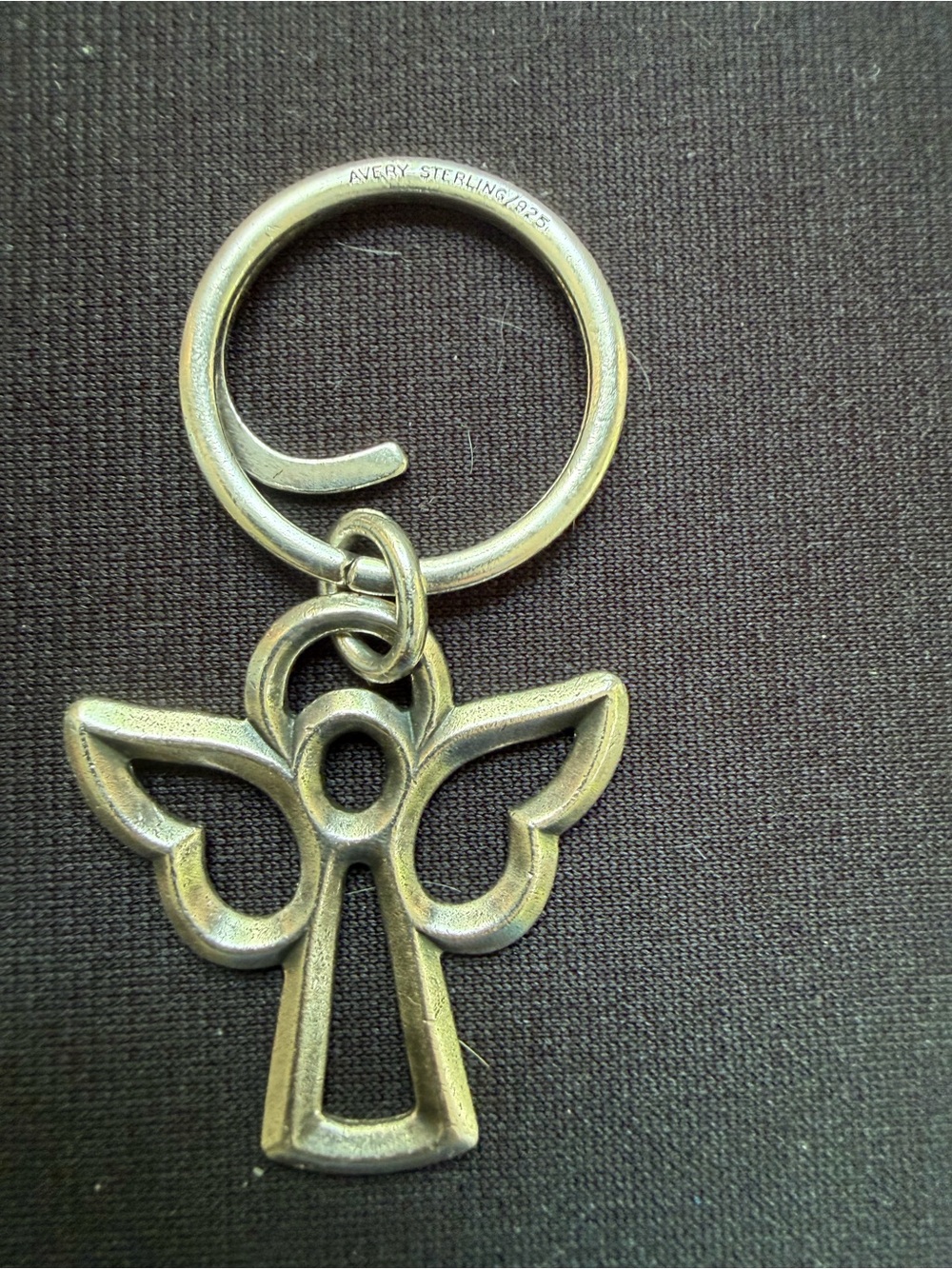 James Avery Sterling Silver Angel Keyring